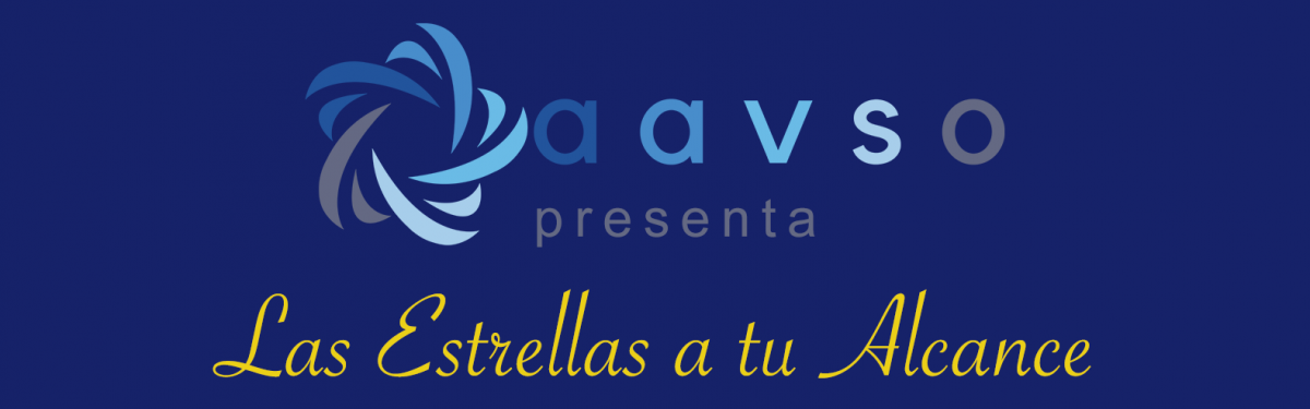 AAVSO estrella. "AAVSO presenta Las Estrellas a tu Alcance"